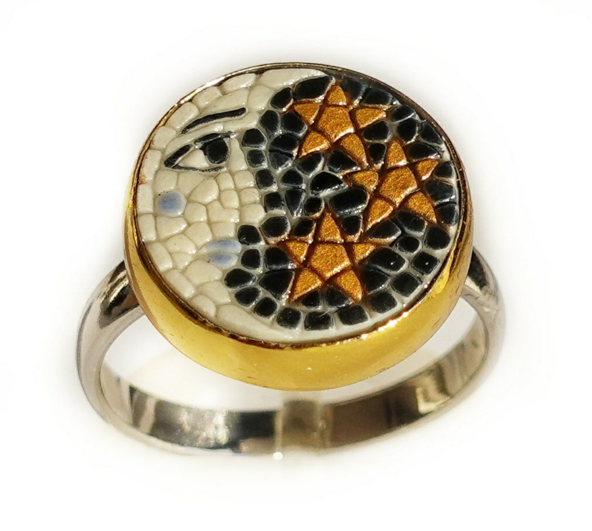 【話題:水中OK:色あせなし】AVARIA☆Mosaic Gold Ring 指輪 話題:水中OK:色あせなし】AVARIA☆Mosaic Gold Ring 指輪 指輪