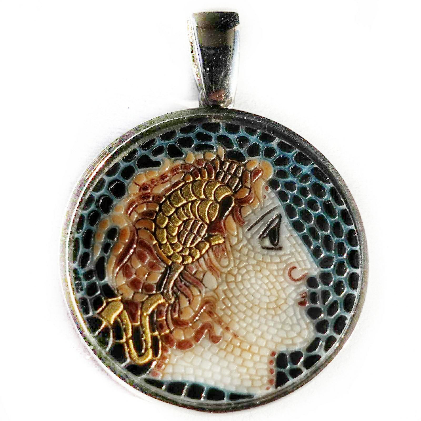 Alexandria Oval Mosaic Necklace